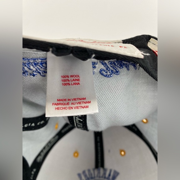 Mitchell & Ness Golden State Warriors Fitted Hat, Blue & Gray, Size 7-1/8 - Picture 10 of 10